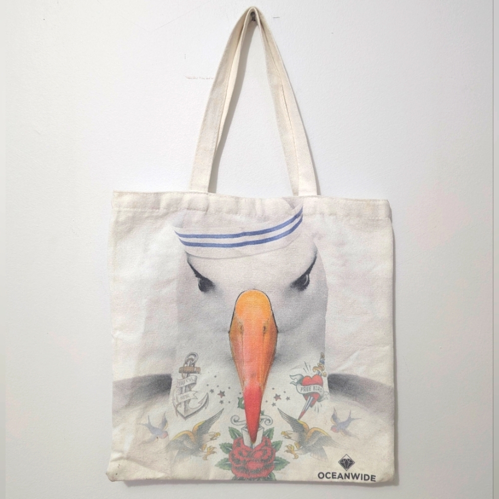 Oceanwide Expeditions 25th Anniversary Albatross Sailor Canvas Tote Collectible